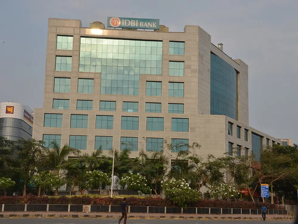 IDBI Bank headquarters building showcasing the bank's modern office infrastructure 