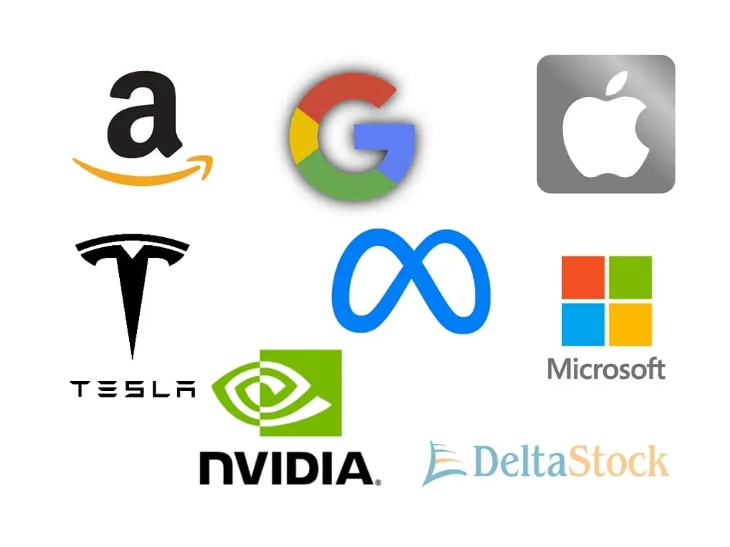 Major technology companies commonly found in leading stock market indices like QQQ