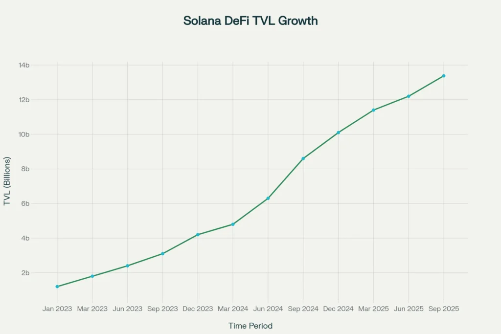 Solana DeFi TVL Explosive Growth Journey