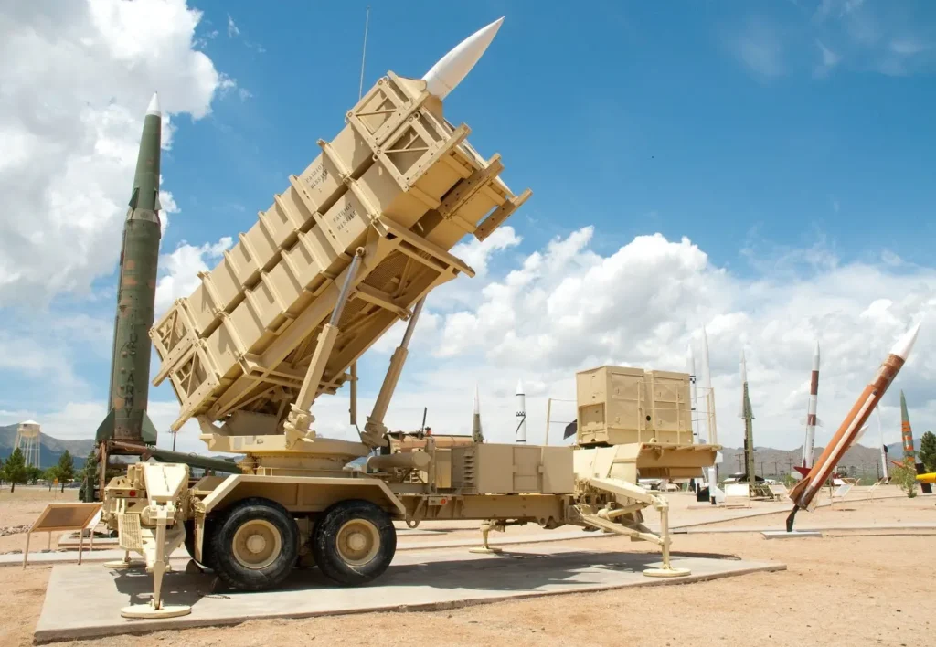 Raytheon's Patriot missile defense system showcasing RTX's advanced military technology 
