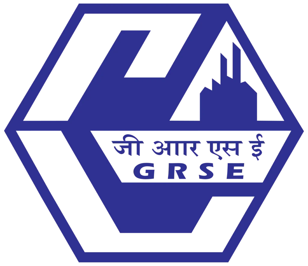 Logo of Garden Reach Shipbuilders & Engineers (GRSE), highlighting its identity as a prominent shipbuilding company 