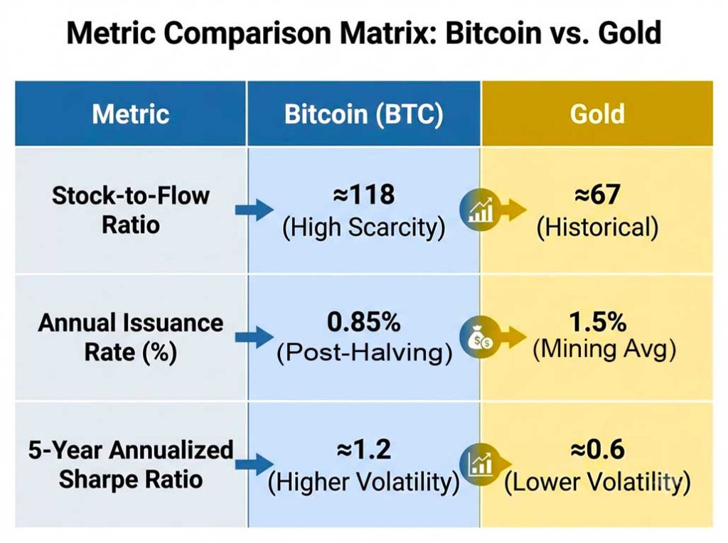 Gold vs Bitcoin
