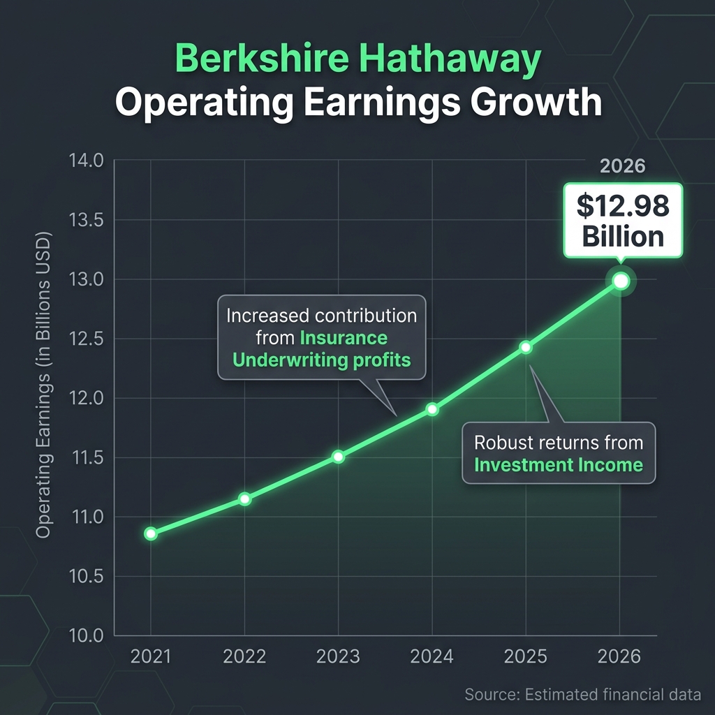 Berkshire Hathaway 2026 Operating Earnings Chart