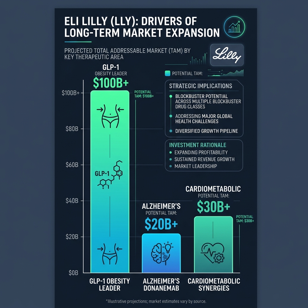 Eli Lilly LLY Pipeline TAM Expansion Chart